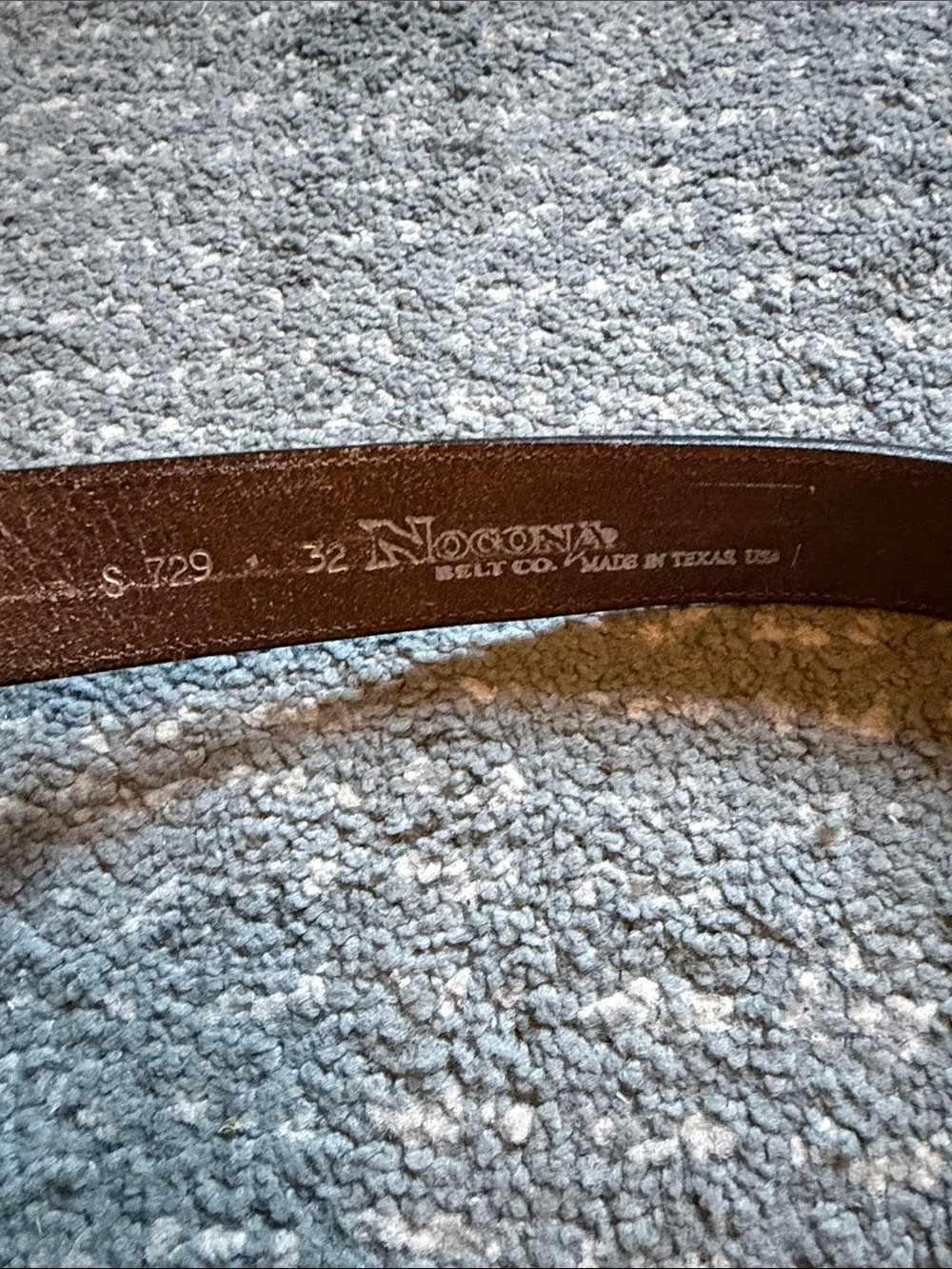 Nocona Western Belt Size 32 Made in Texas USA